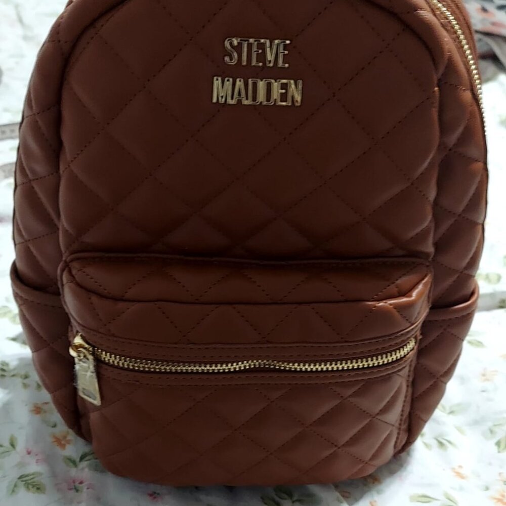 Steve Madden Cognac color Cute small backpack Brand new